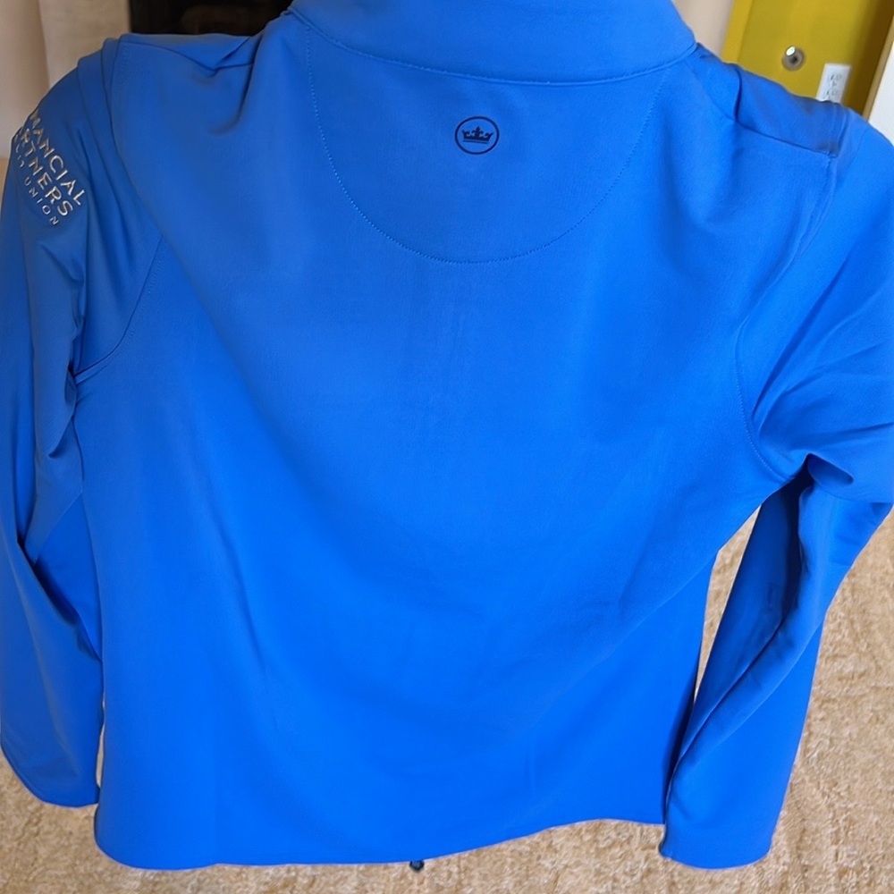 Peter Millar- Lightweight Jacket Abaco Blue New With Tags Small Two Way Zipper - Picture 8 of 17